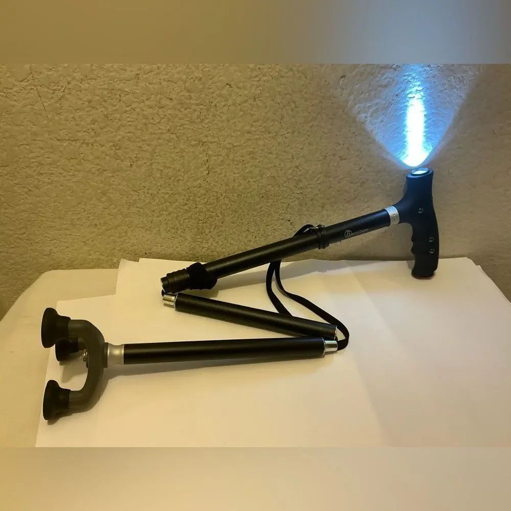 Benecane walking cane adjustable with light